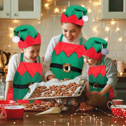 Geyoga delantal de invierno con hombre de jengibre, inspira creatividad al cocinar.