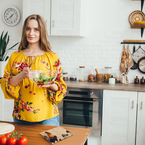Geyoga paño de cocina estilo vintage con gallo, crea ambiente campestre al cocinar.