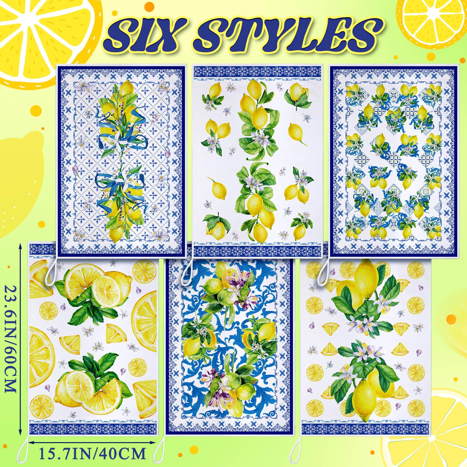 Geyoga toallas-cocina-diseño-cuadros-azul-blanco, decoran la cocina y protegen superficies.