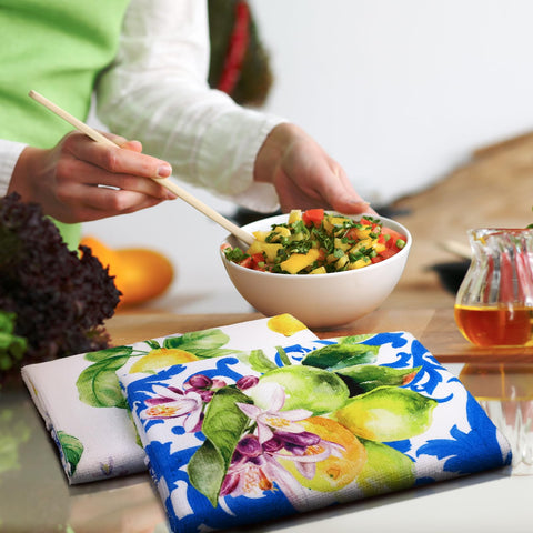 Geyoga toallas-cocina-tamano-40x60cm, tamaño práctico para multitarea en la cocina.