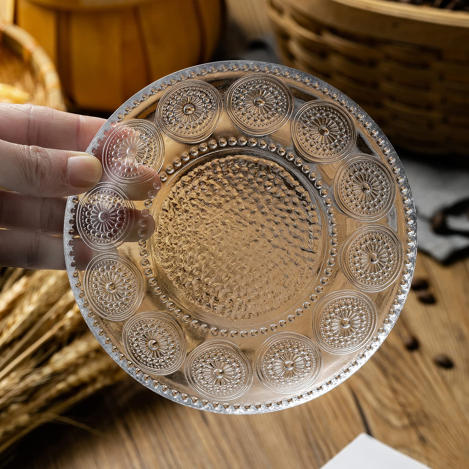 Cuchara Gezzeny vintage con relieve, útil para mezclar leche y azúcar.
