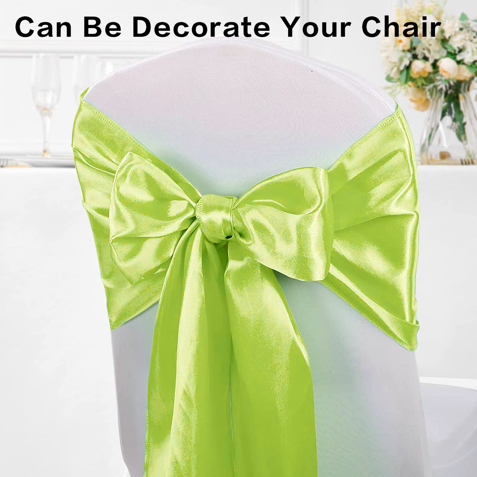 GFCC decoración de mesa para boda verde manzana 01, transforma el ambiente con color.