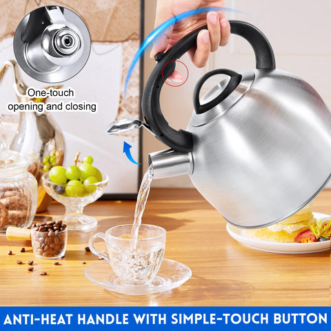Gran capacidad de 3 litros para múltiples tazas