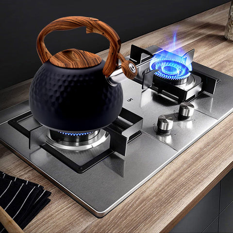 Acabado negro elegante para cocinas modernas
