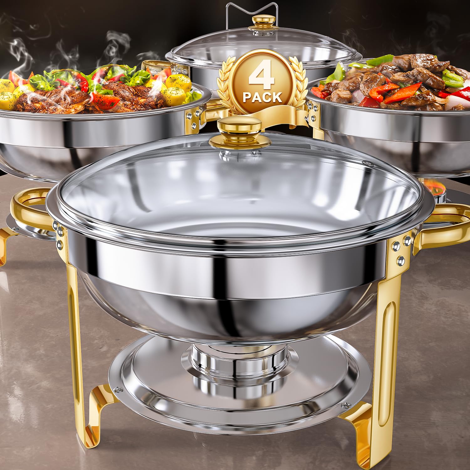 GGIU set de chafing dishes para buffet con tapas