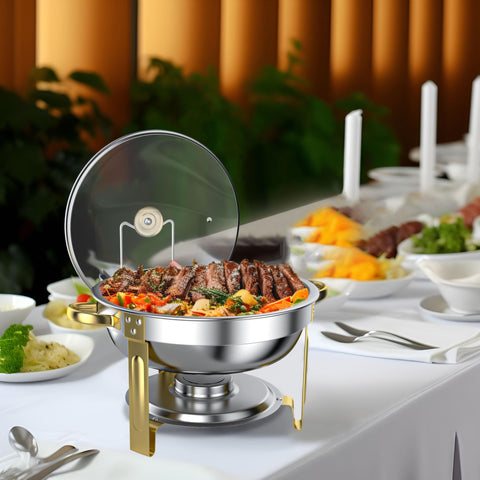 GGIU tapa de vidrio con ventilación para buffet