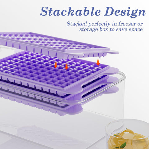 GGUW diseño apilable facilita ahorrar espacio en el congelador.