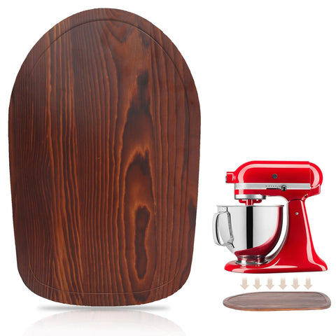 GIASSVIO deslizador para KitchenAid, bambú marrón, facilita mover el mezclador