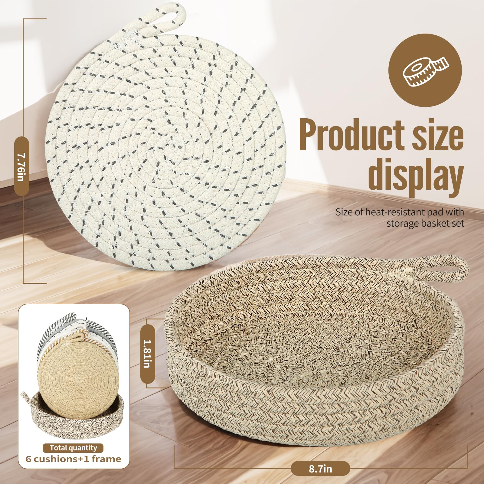 GICDSX Gardenia incluye cesta de almacenamiento para ordenar la cocina.
