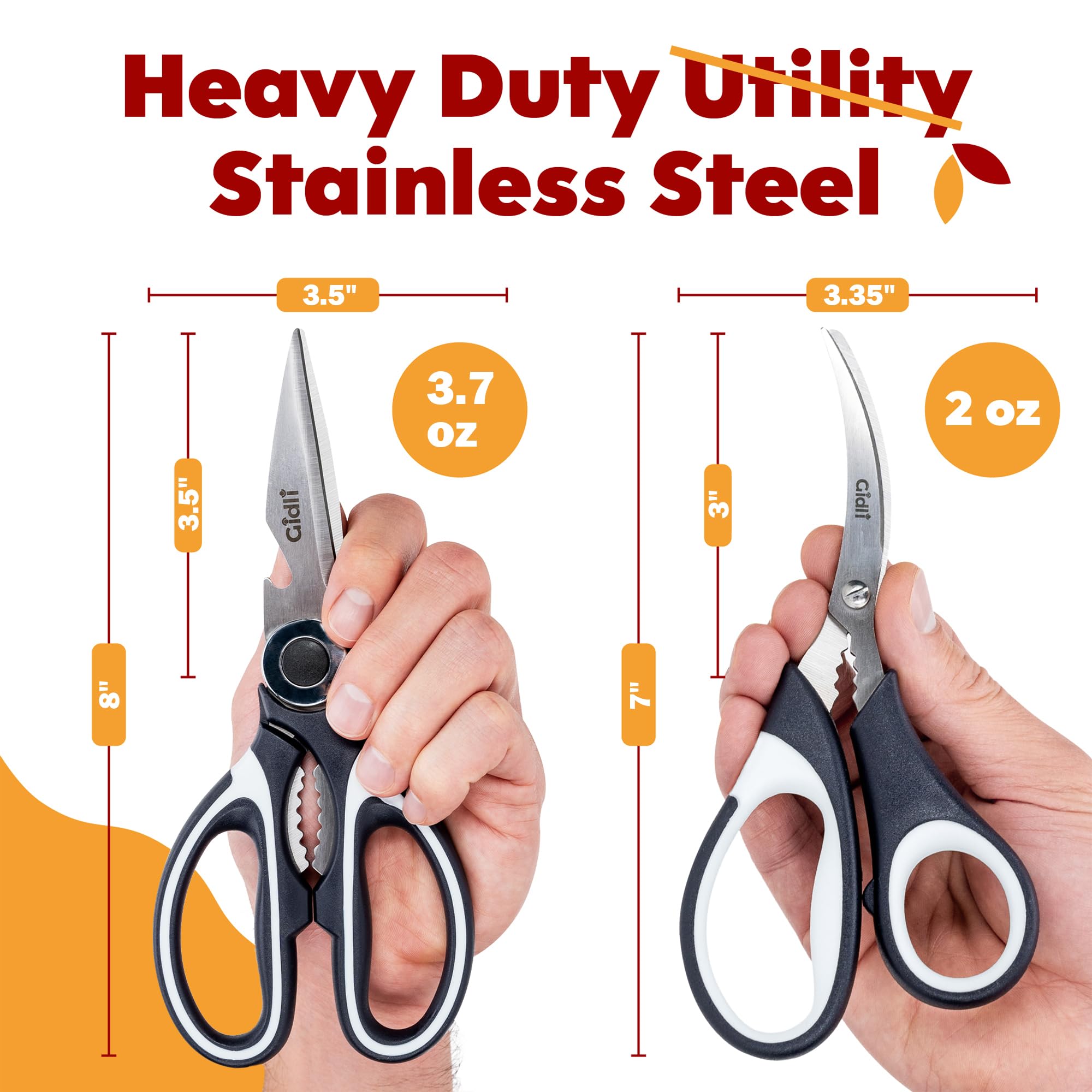 Las tijeras Gidli son un regalo práctico para cocineros en casa
