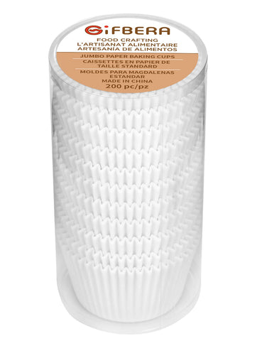 Papel para muffins extra-grandes Gifbera, base estable para cupcakes de celebraciones.
