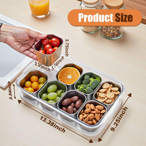 Gifhomfix Snackle Box cierres fuertes y junta de silicona evitan derrames.