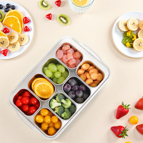 Gifhomfix Snackle Box portátil ideal para viajes y picnics.