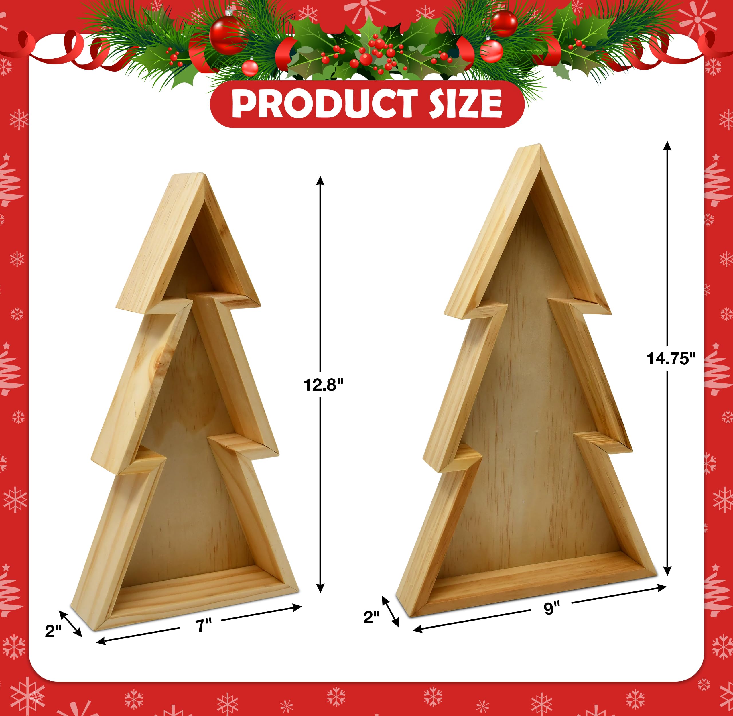 Bandeja mediana Gift Boutique en forma de árbol navideño para aperitivos.