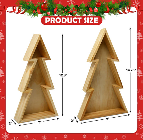 Bandeja mediana Gift Boutique en forma de árbol navideño para aperitivos.