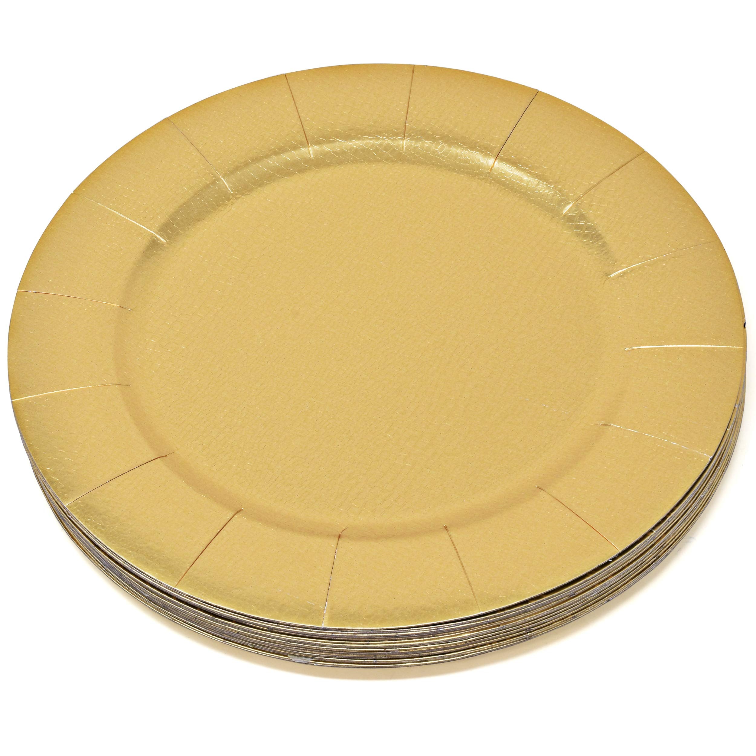 Gift Boutique cargadores oro desechables para fiestas facilitan la limpieza.