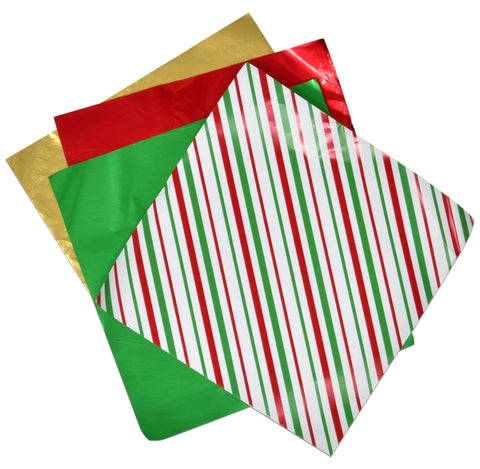 Gift Boutique Diseños estampados Navidad, envolturas festivas para barras de chocolate.