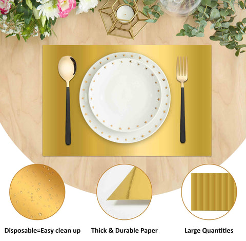Gift Boutique diseño dorado de una cara realza la decoracion de la mesa.