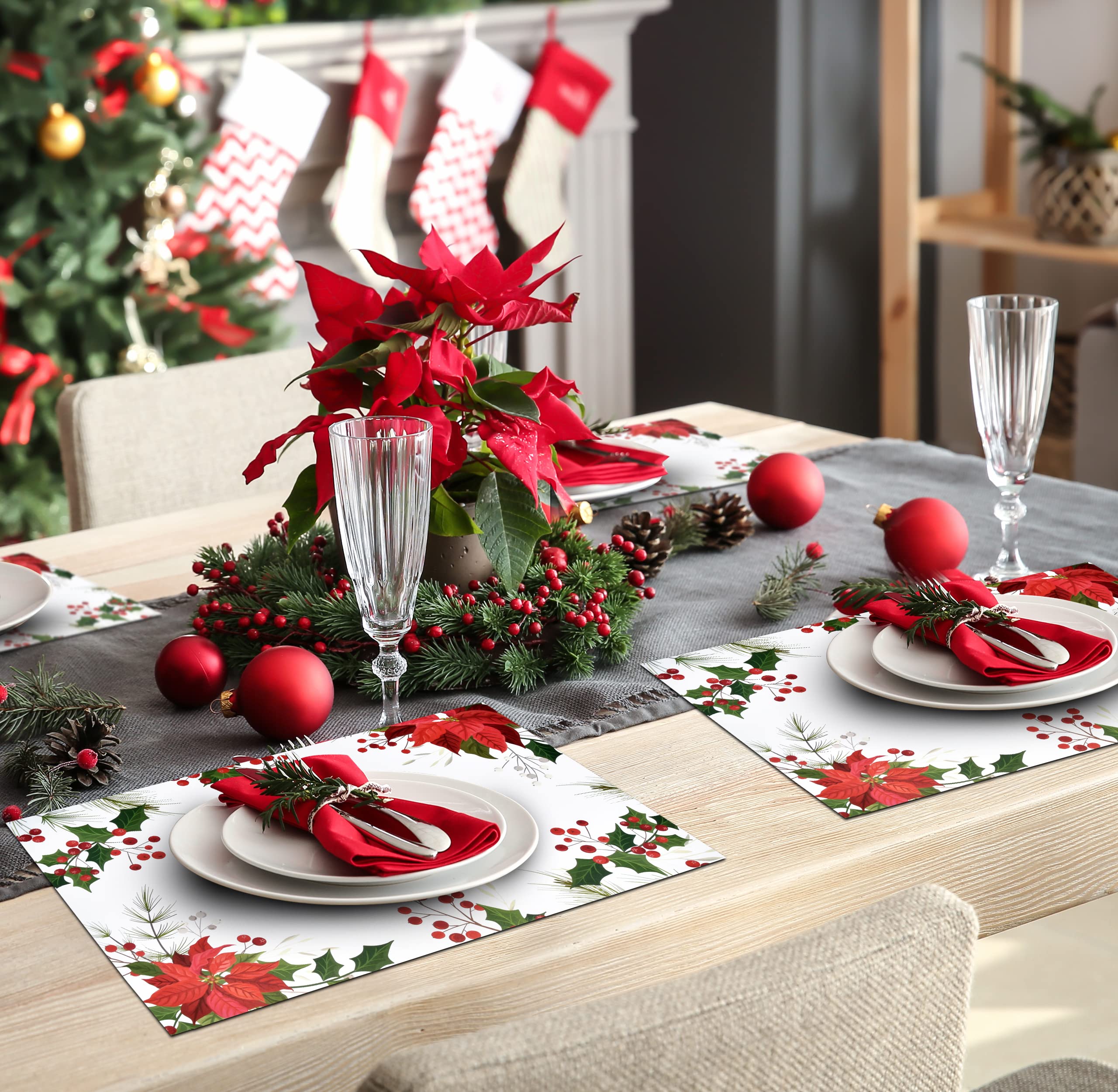 Gift Boutique mantel decorativo invernal, fácil de desechar tras la cena.