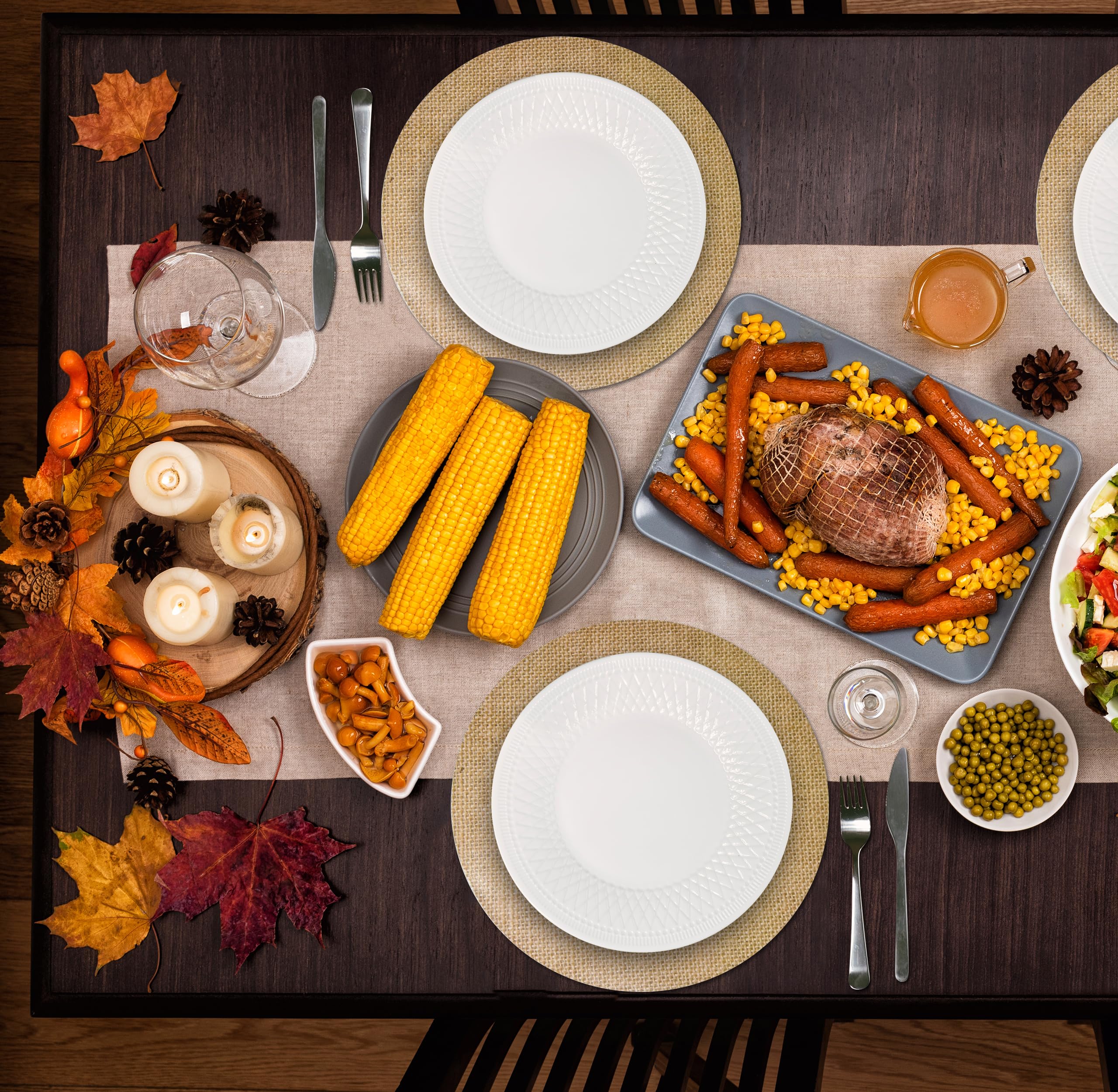 Manteles desechables Gift Boutique protegen la mesa y facilitan la limpieza tras la comida.