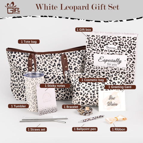GiftAmaz conjunto regalo leopardo: regalo completo para ella.