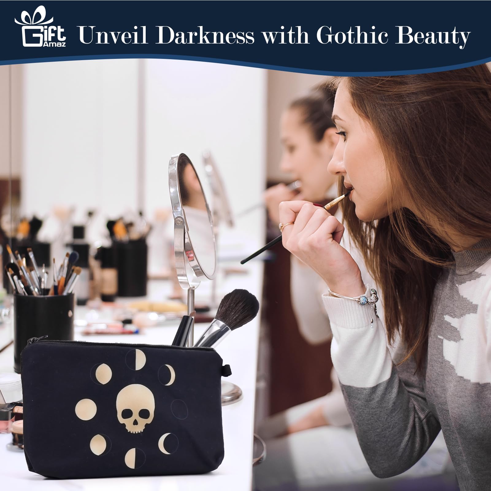 GiftAmaz medias muslo, cómodas para looks oscuros