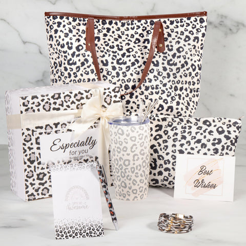 GiftAmaz tote leopardo: espacioso y elegante para uso diario.