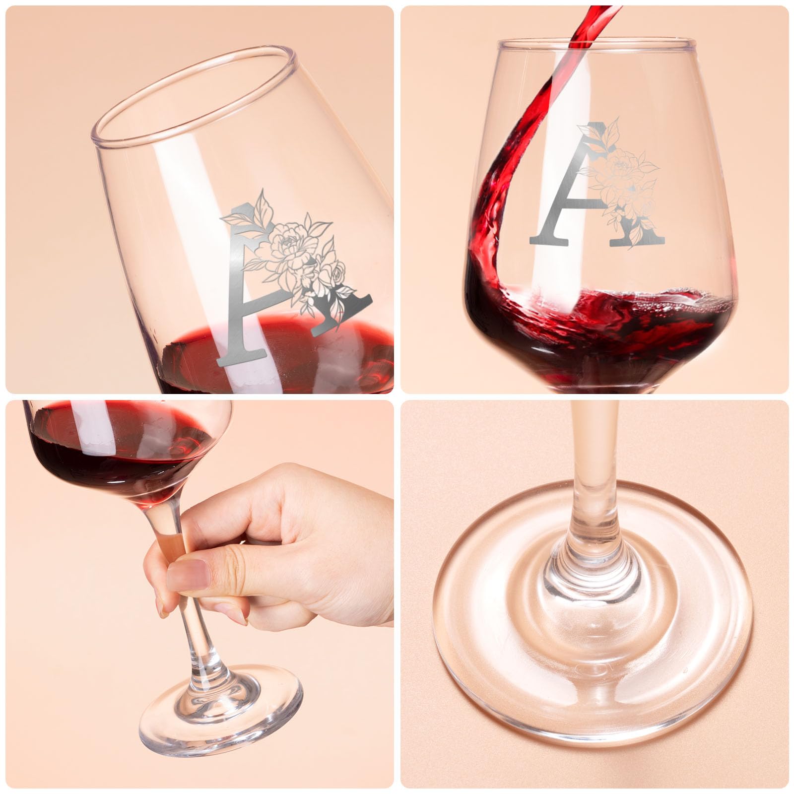 Vaso GiftHarbor en caja regalo elegante listo para mesa.
