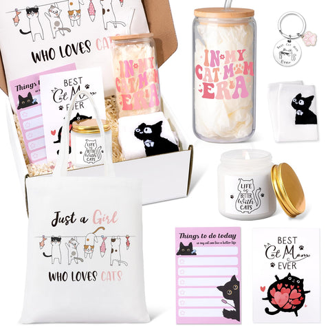 Giftissimo: caja regalo con diseño de gato, ideal para sorprender a una amante de gatos.