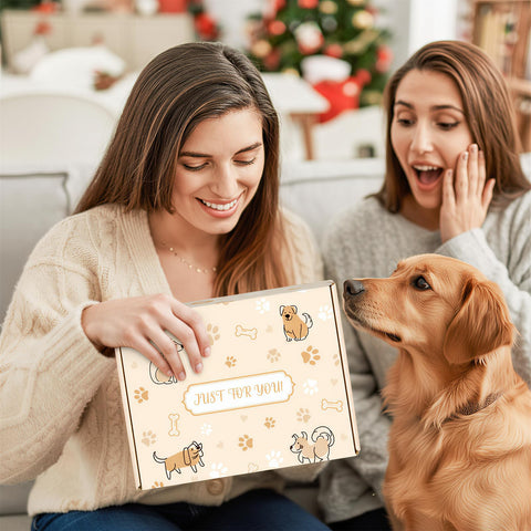 Caja regalo temática Giftissimo lista para sorprender a mamá perro