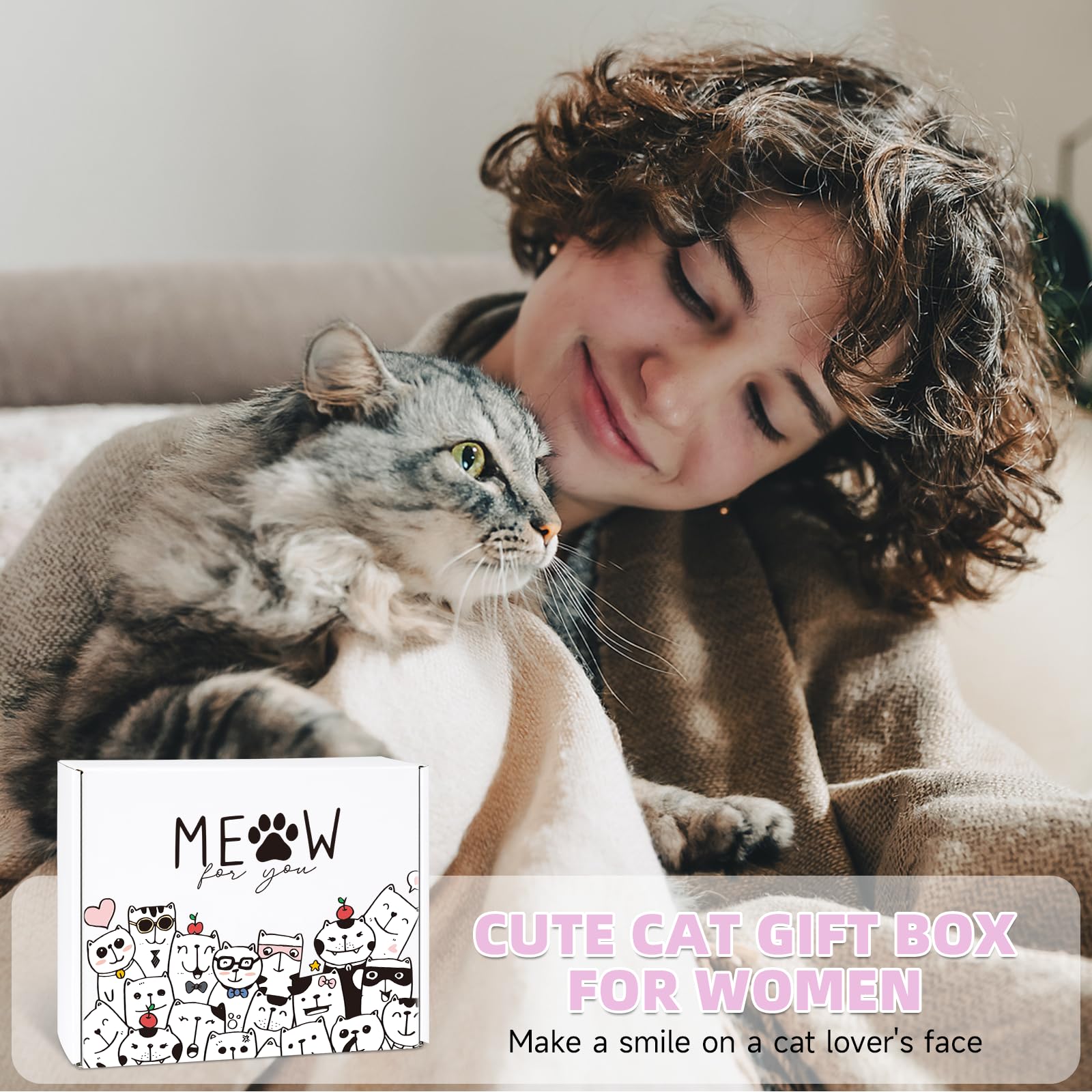 Giftissimo llavero temático de gato, regalo práctico y sentimental.