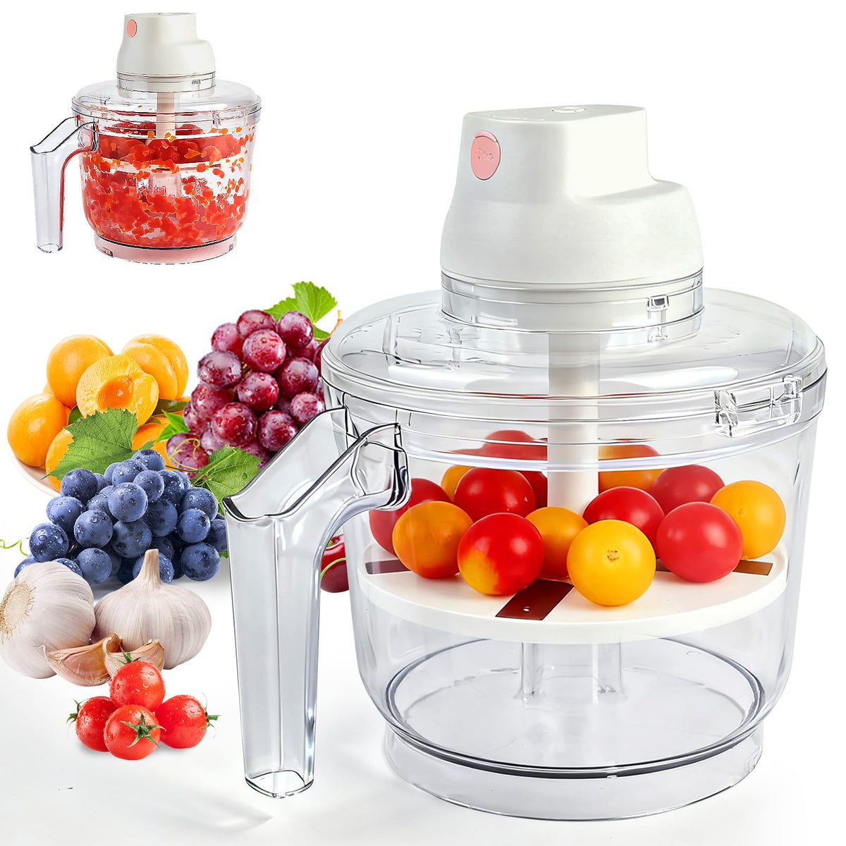 GiftmiyHime pelador eléctrico de ajo para uso rápido en la cocina.