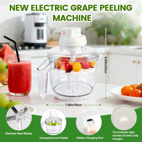 GiftmiyHime pelador de frutas rápido para preparaciones inmediatas.