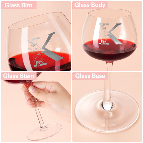GiftPioneers copa de vino de 16 onzas, ideal para celebraciones.