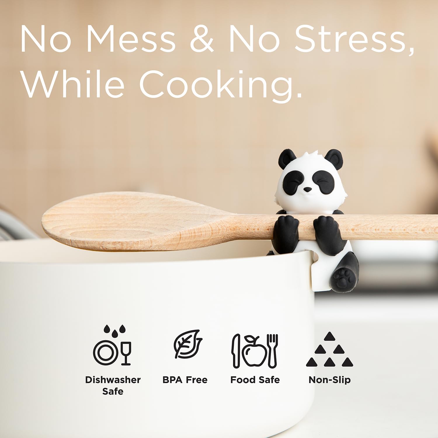 GiftsFor .Shop silicona resistente al calor, ideal para utensilios calientes