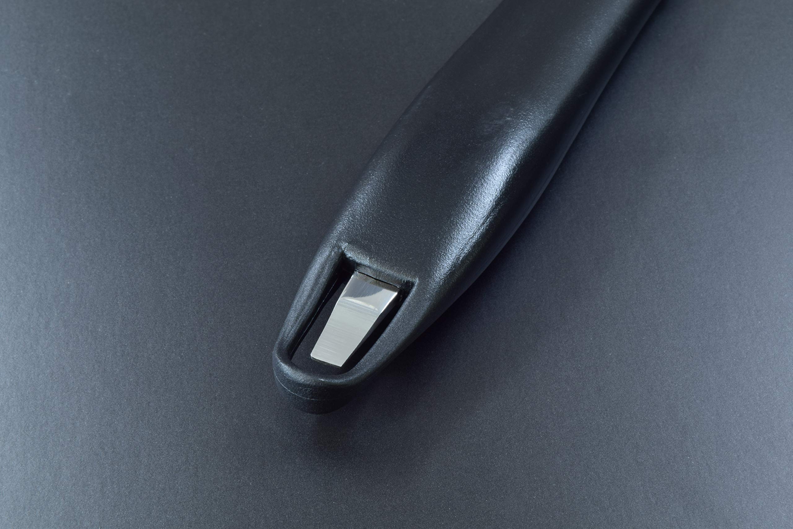 Mango ergonómico negro para uso prolongado con agarre estable