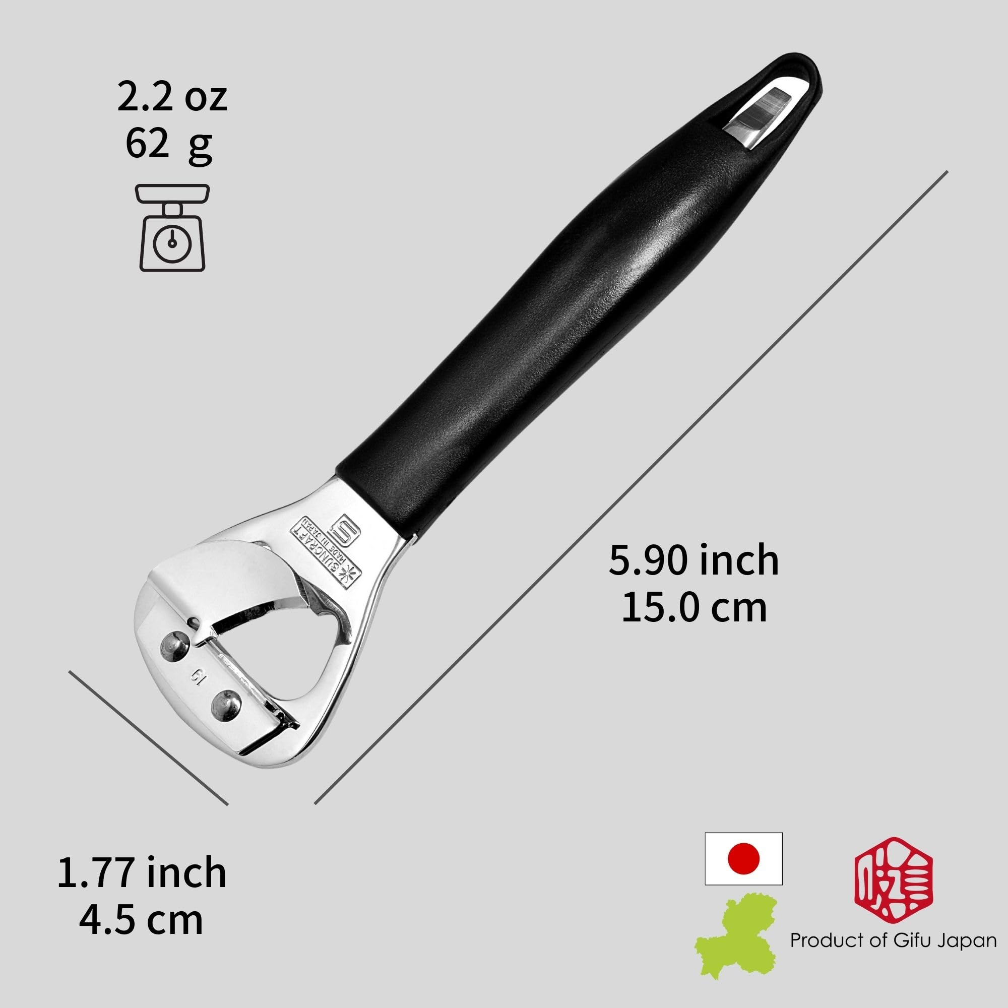 Producto de Gifu Japan: mango negro mate para agarre cómodo