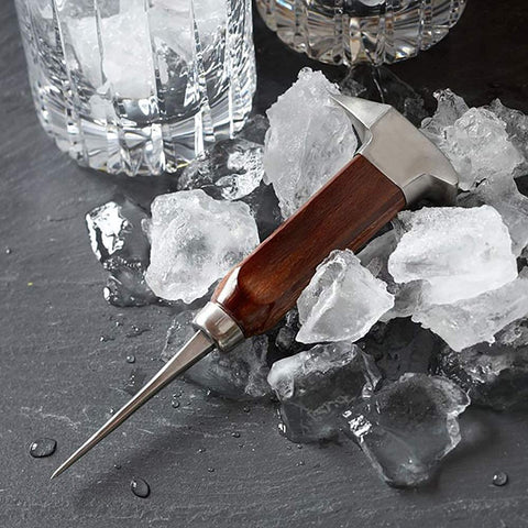 Diseño humano Gihunk, mejor control al romper hielo grande en cocinas y bares.