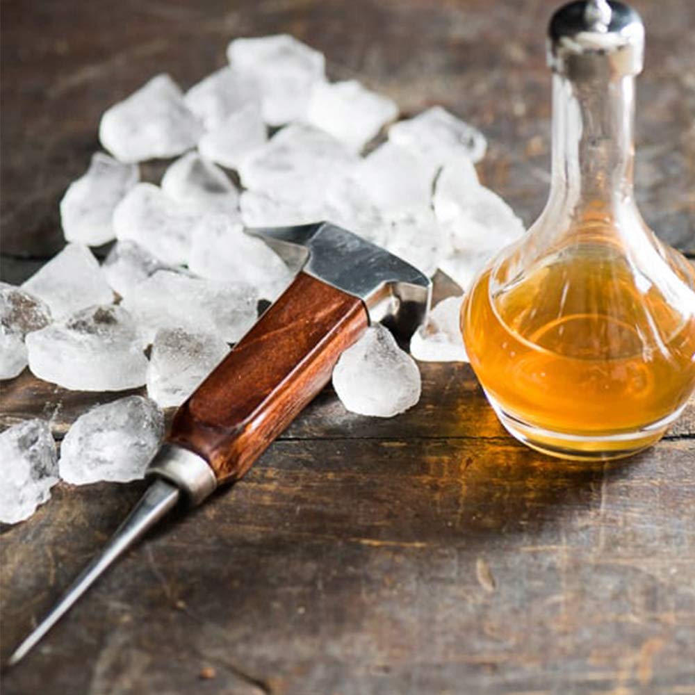 Longitud de siete pulgadas, tamaño ideal para romper hielo sin esfuerzo excesivo.