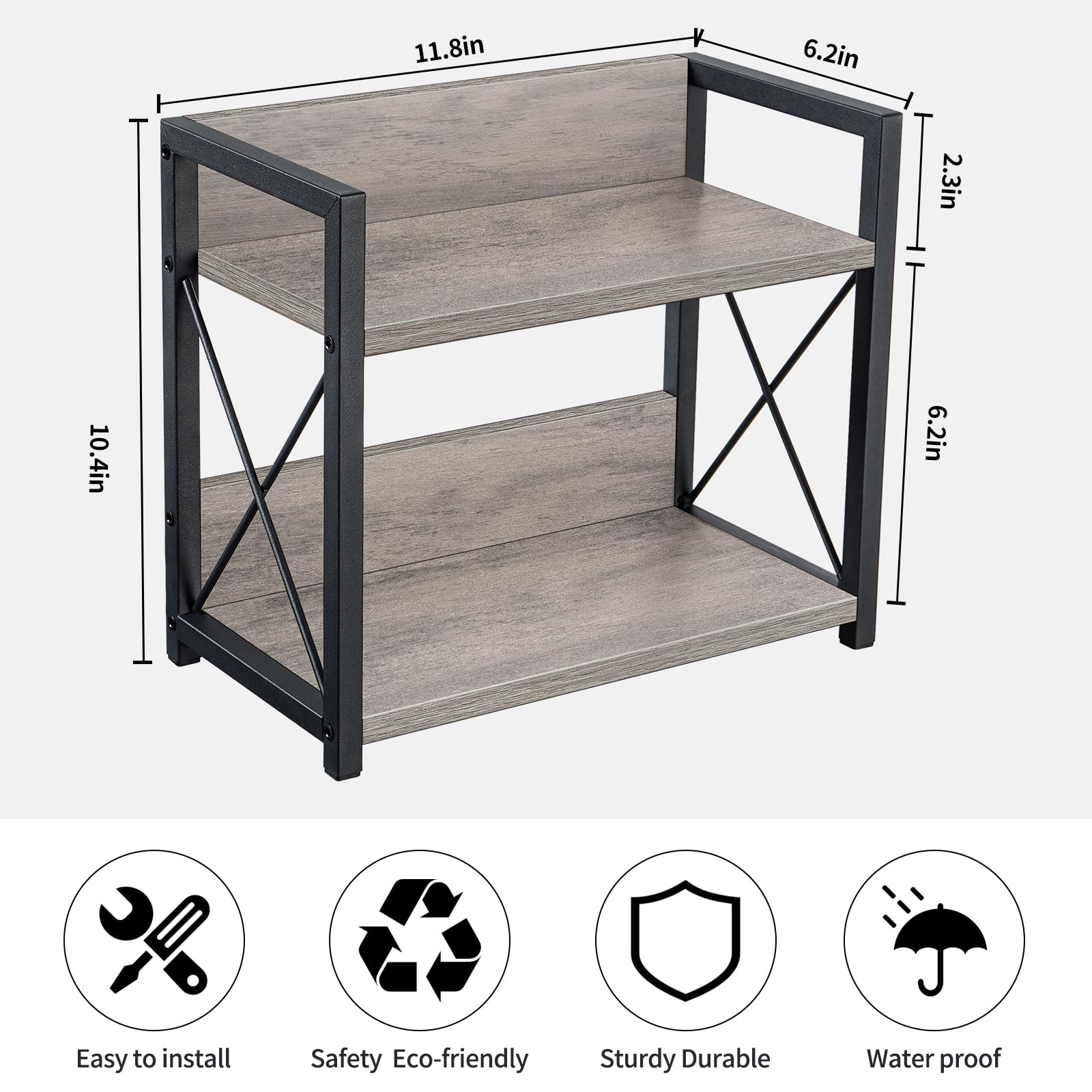 Giikin organizador encimera para baño, almacenamiento ordenado de productos.