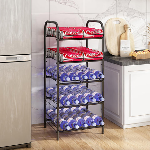 GILLAS organizador vertical de botellas de 5 estantes para la cocina.