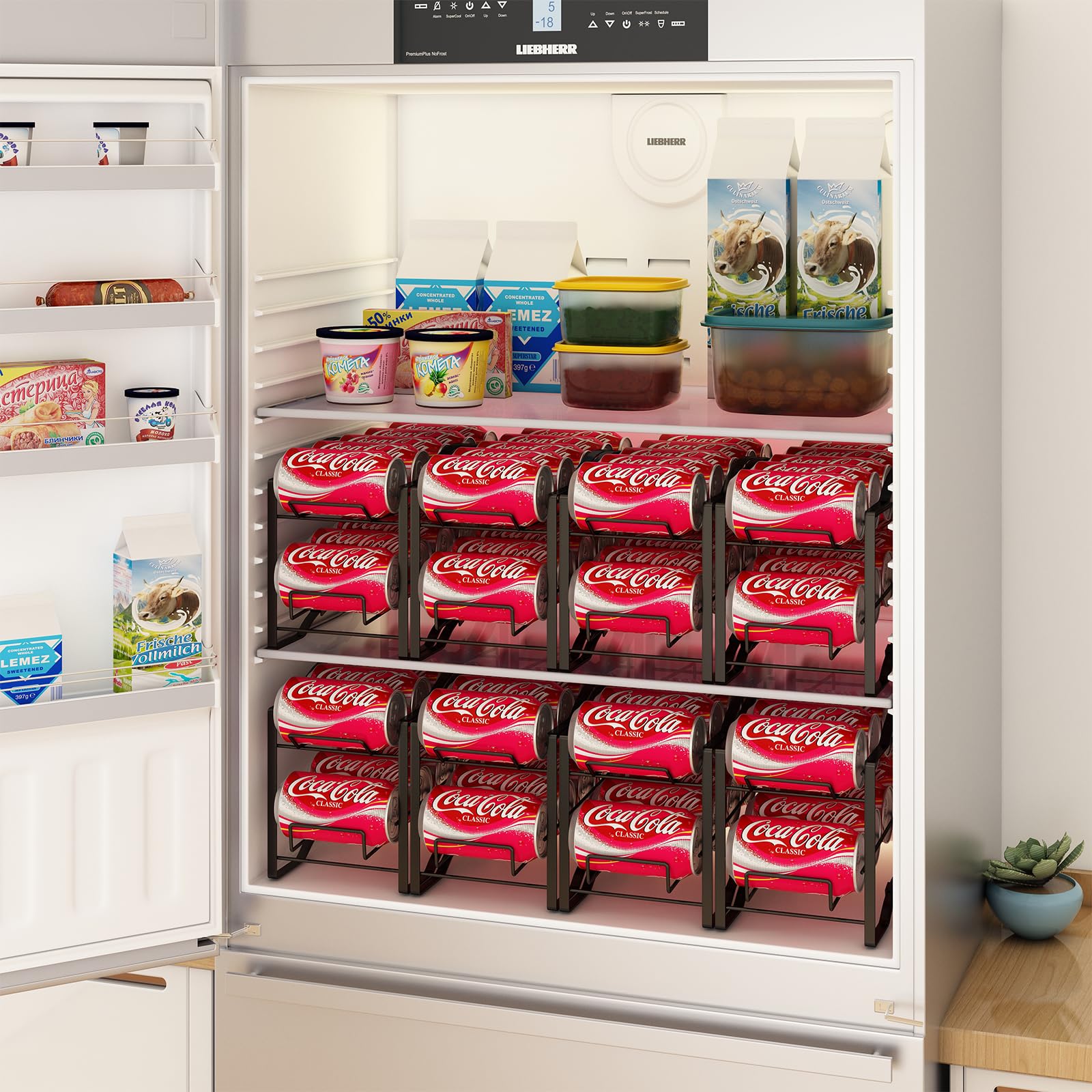 GILLAS organizador-latas-4-pack acceso simple para retirar latas.