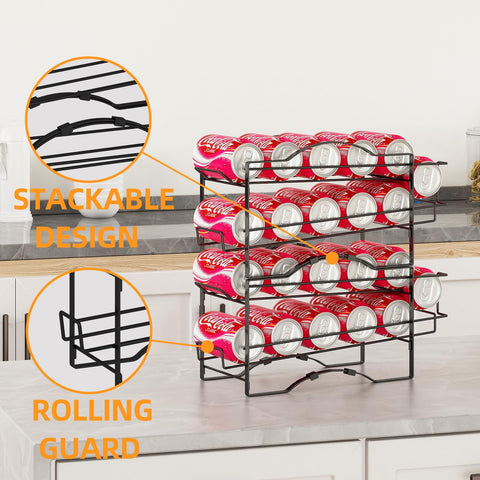 GILLAS organizador-latas-4-pack capacidad para bebidas y conservas.