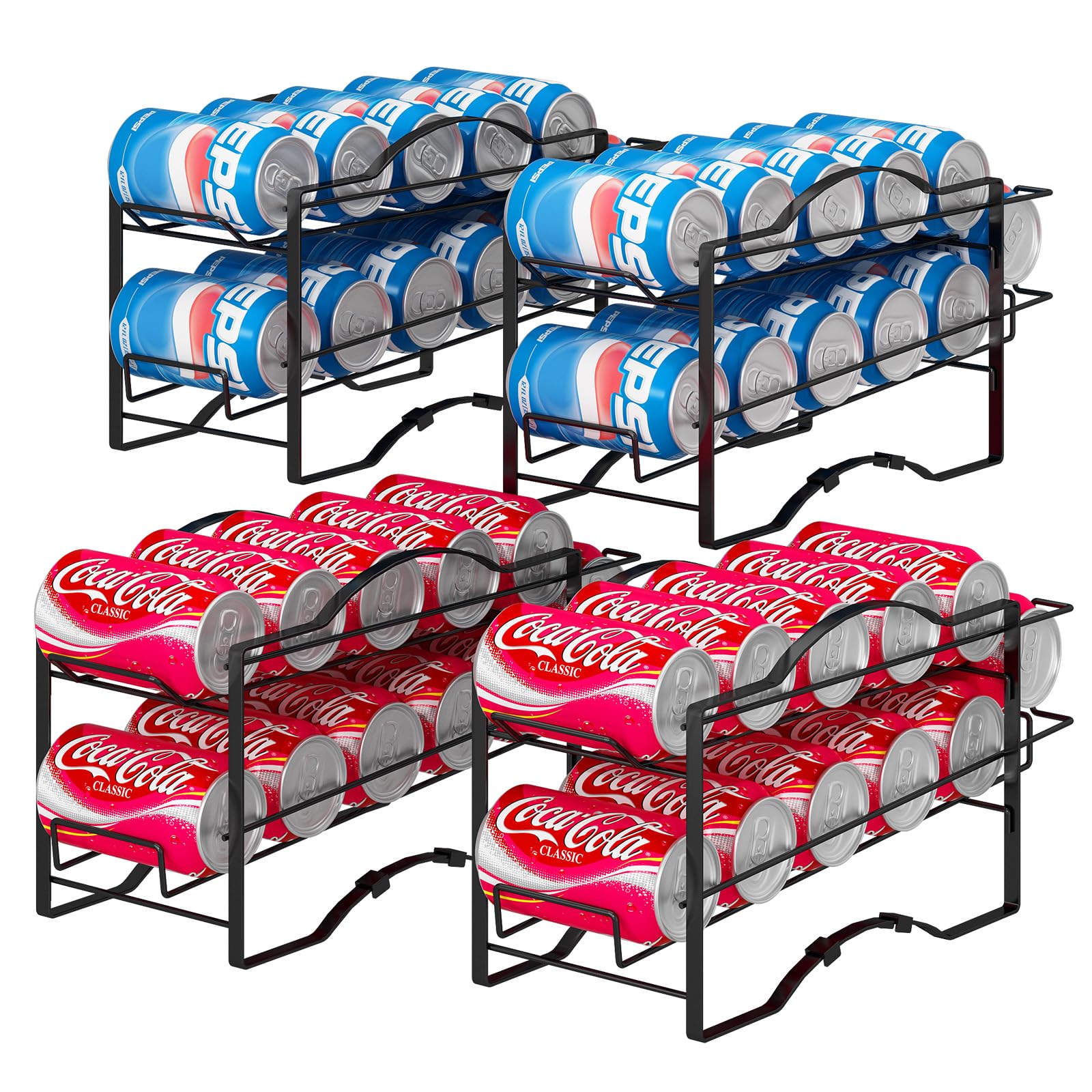 GILLAS organizador-latas-4-pack con estabilidad antideslizante para encimeras.