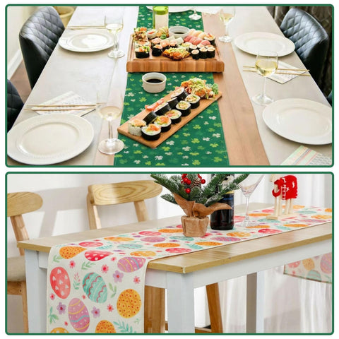 Gilprop juego de 3 senderos con tres diseños distintos para decorar la mesa