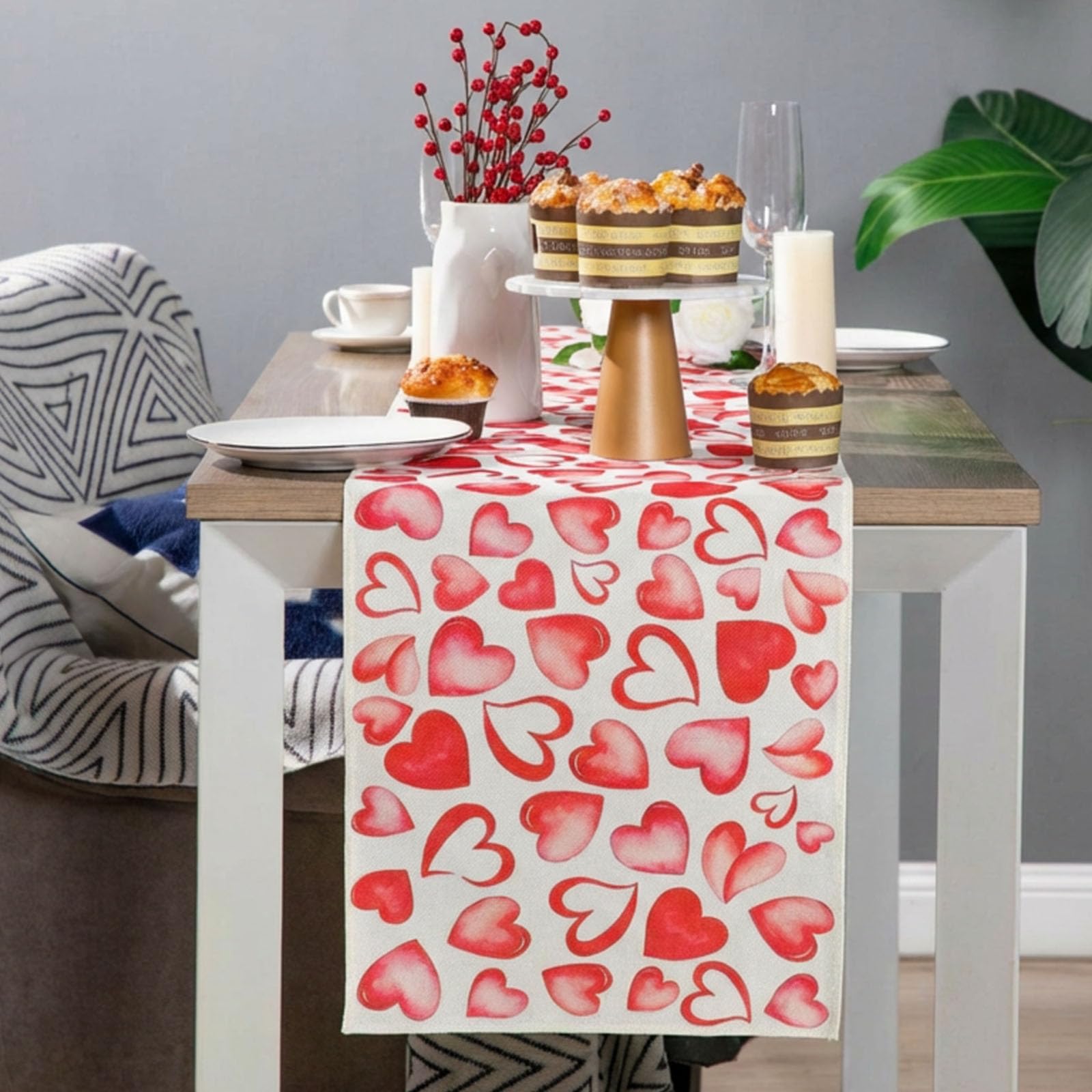Gilprop sendero de mesa Día de San Patricio con motivos irlandeses para la celebración