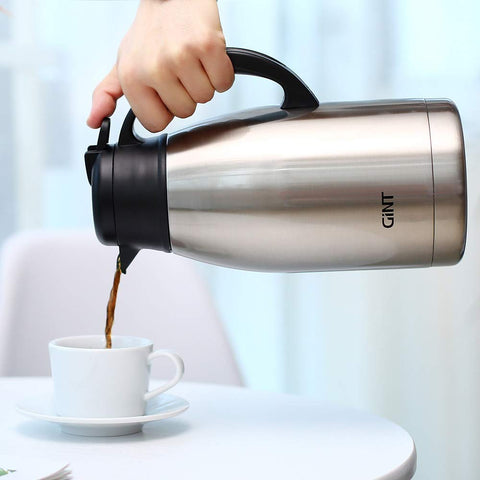 GiNT termal cafetera doble pared aislante conserva temperatura interna