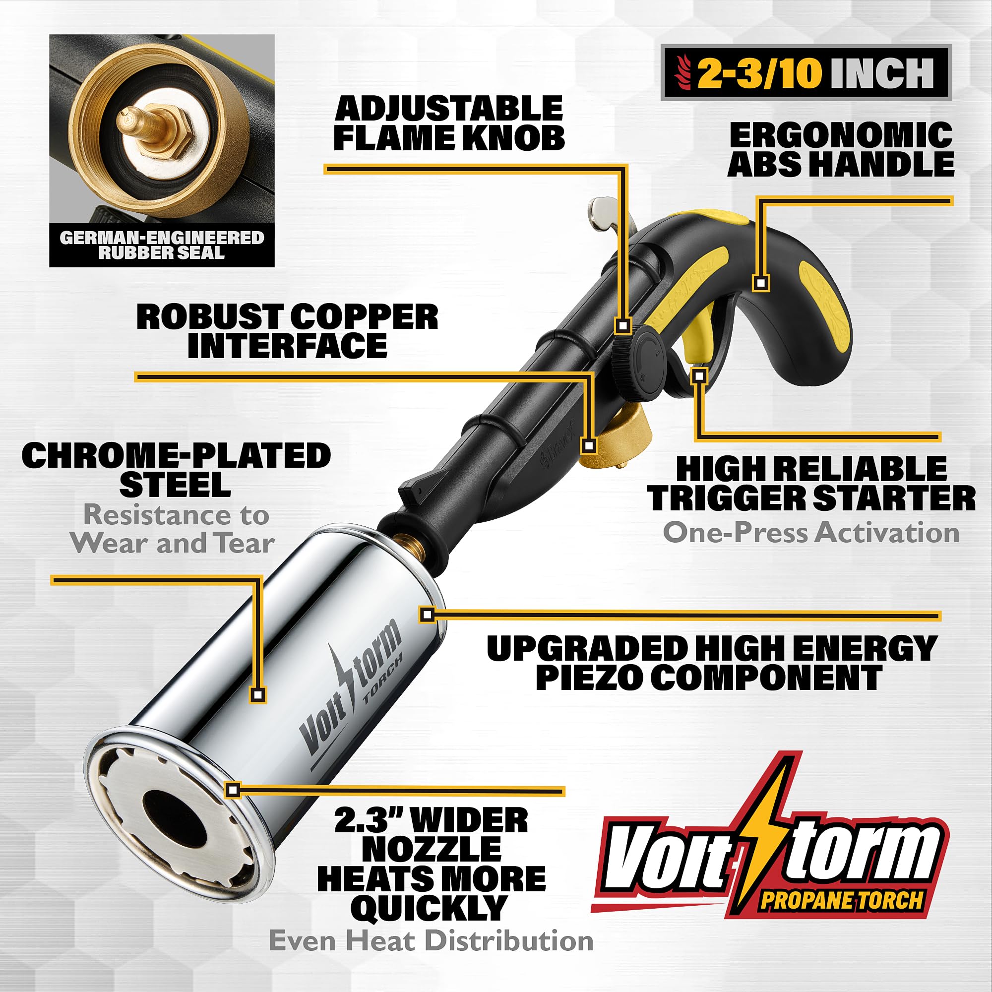 Gioventù: compatibilidad con propano y butano para mayor flexibilidad.