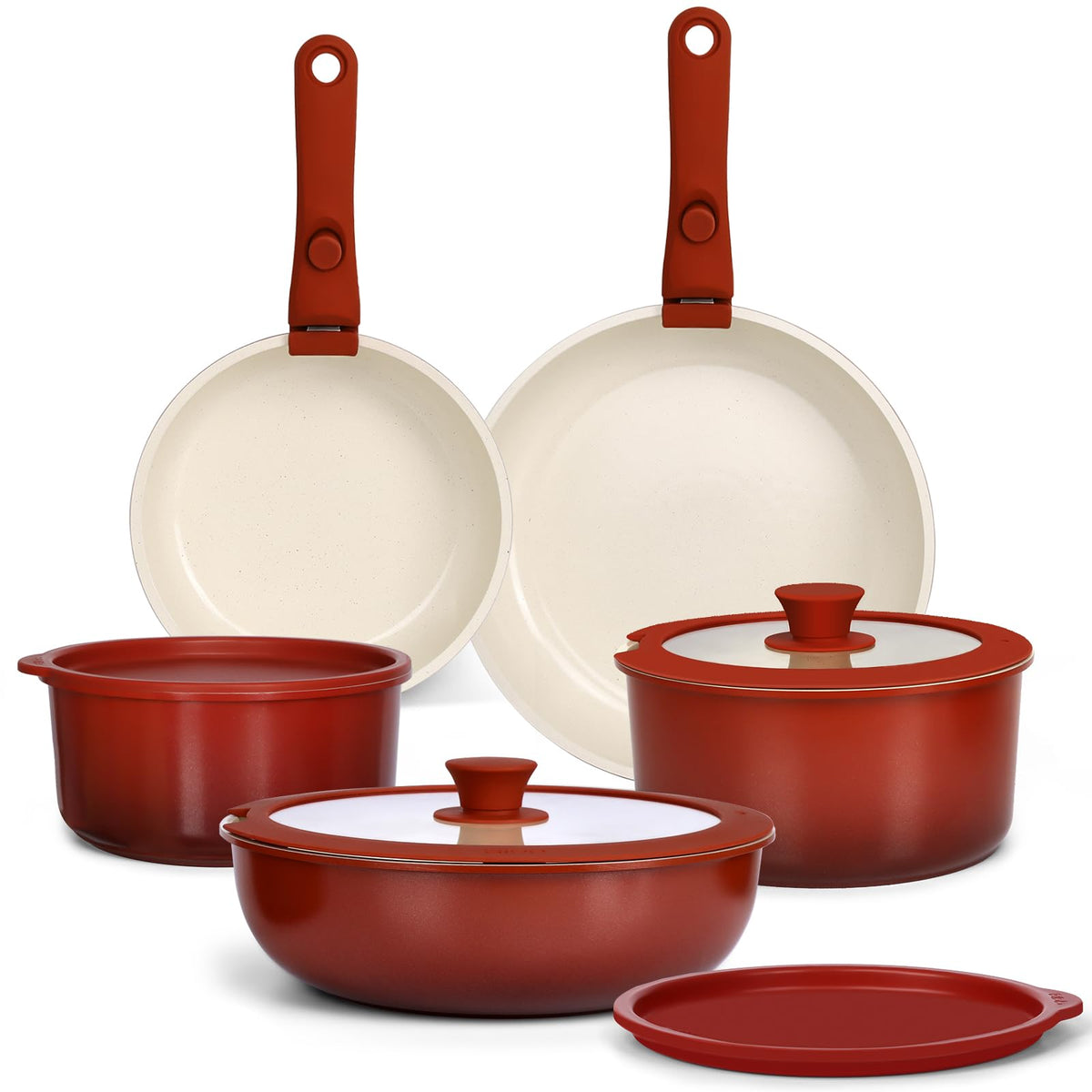 Set GiPP de 11 piezas con ollas y sartenes para cocinar a diario