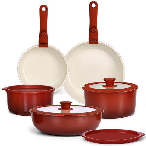 Set GiPP de 11 piezas con ollas y sartenes para cocinar a diario